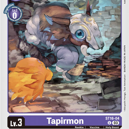 Tapirmon [ST16-04] [Starter Deck: Wolf of Friendship]