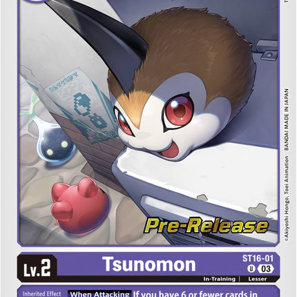 Tsunomon [ST16-01] [Starter Deck: Wolf of Friendship Pre-Release Cards]
