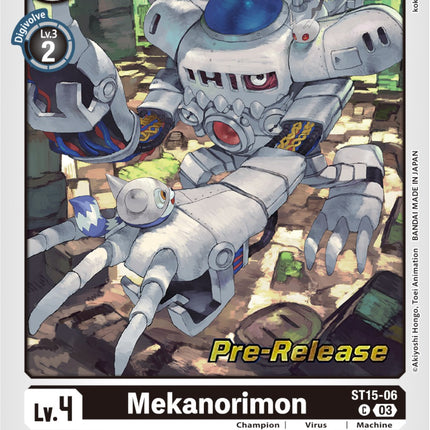Mekanorimon [ST15-06] [Starter Deck: Dragon of Courage Pre-Release Cards]