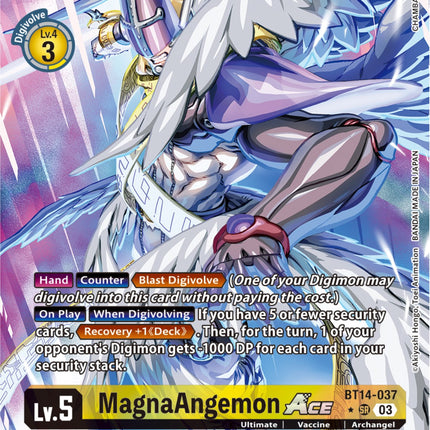 MagnaAngemon Ace [BT14-037] (English Exclusive Alternate Art) [Blast Ace]
