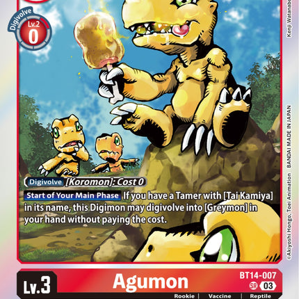 Agumon [BT14-007] [Blast Ace]