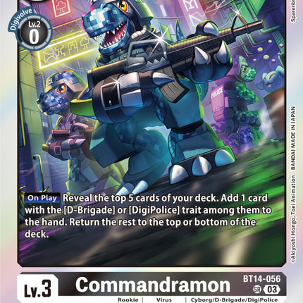 Commandramon [BT14-056] [Blast Ace] – Dark Fox TCG