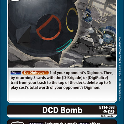 DCD Bomb [BT14-098] [Blast Ace]