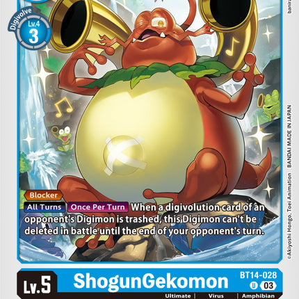 ShogunGekomon [BT14-028] [Blast Ace]