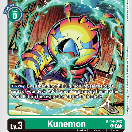 Kunemon [BT14-042] [Blast Ace]