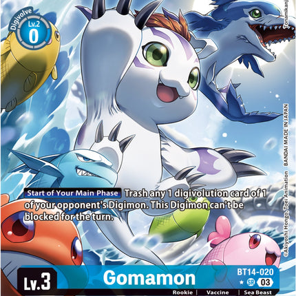 Gomamon [BT14-020] (Alternate Art) [Blast Ace]