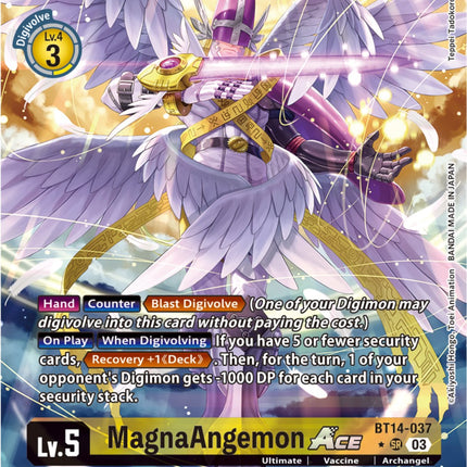 MagnaAngemon Ace [BT14-037] (Alternate Art) [Blast Ace]