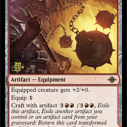 Dire Flail // Dire Blunderbuss [The Lost Caverns of Ixalan Promos] Prerelease Foil