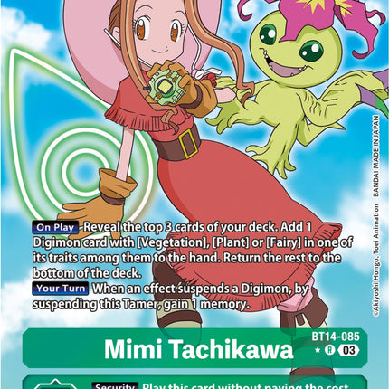 Mimi Tachikawa [BT14-085] (Alternate Art) [Blast Ace]