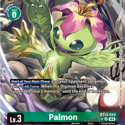 Palmon [BT14-044] (Alternate Art) [Blast Ace]