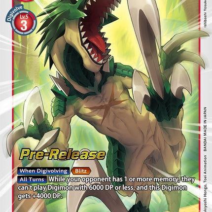 Dinorexmon [BT14-017] [Blast Ace Pre-Release Cards]