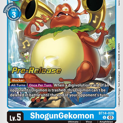 ShogunGekomon [BT14-028] [Blast Ace Pre-Release Cards]