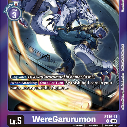 WereGarurumon [ST16-11] (Gift Box 2023) [Starter Deck: Wolf of Friendship]