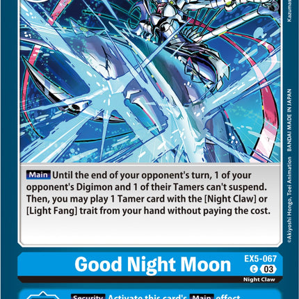 Good Night Moon [EX5-067] [Animal Colosseum]