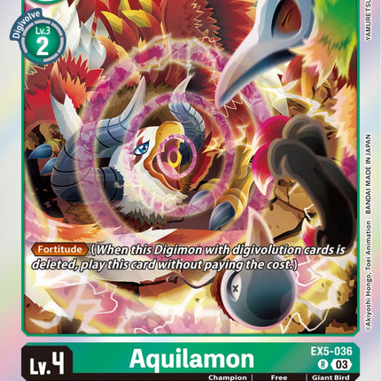 Aquilamon [EX5-036] [Animal Colosseum]