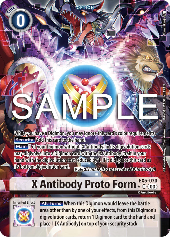 X Antibody Proto Form [EX5-070] (Alternate Art) [Animal Colosseum] – Dark  Fox TCG