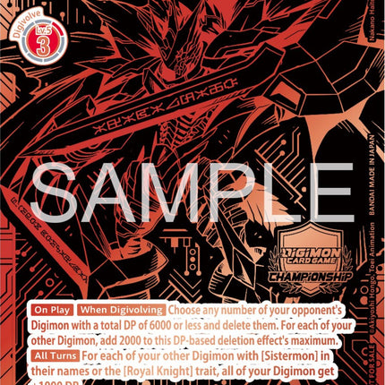 Jesmon [BT13-017] (2023 Championship Finals 3rd and 4th Place) [Versus Royal Knights Promos]