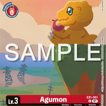 Agumon [EX1-001] (Digimon Illustration Competition Pack 2023) [Classic Collection Promos]