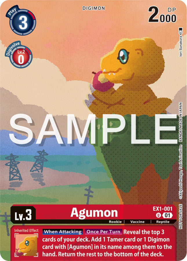 digimon card agumon Game - AD01 - Digimon Generation - Digimon LV3 Agumon (BT5-007) - DigimonCard