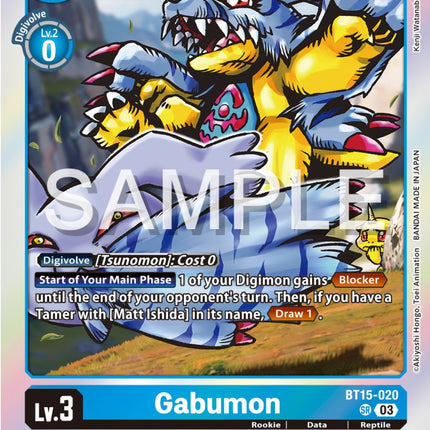 Gabumon [BT15-020] [Exceed Apocalypse]