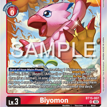 Biyomon [BT15-007] [Exceed Apocalypse]