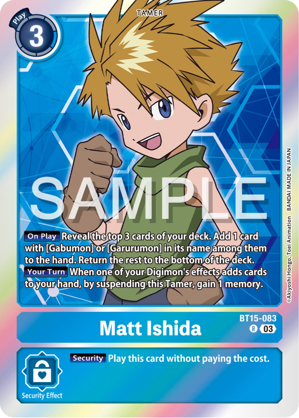 Matt Ishida [BT15-083] [Exceed Apocalypse] – Dark Fox TCG