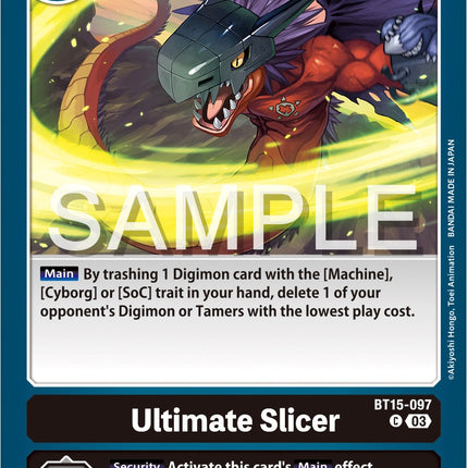 Ultimate Slicer [BT15-097] [Exceed Apocalypse]