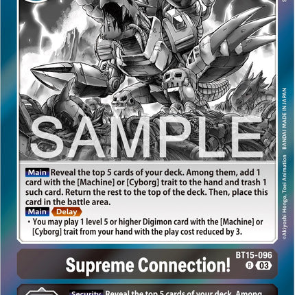 Supreme Connection! [BT15-096] [Exceed Apocalypse]