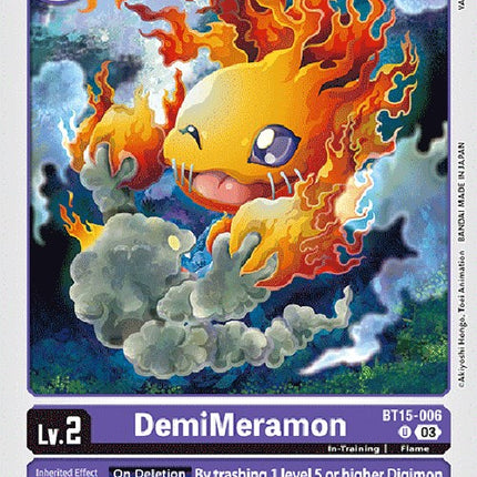 DemiMeramon [BT15-006] [Exceed Apocalypse]