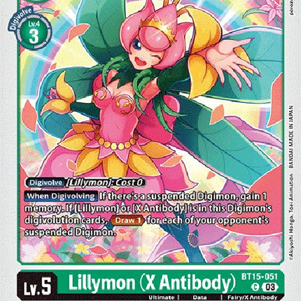 Lillymon [BT15-051] (X Antibody) [Exceed Apocalypse]