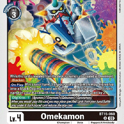 Omekamon [BT15-060] [Exceed Apocalypse]