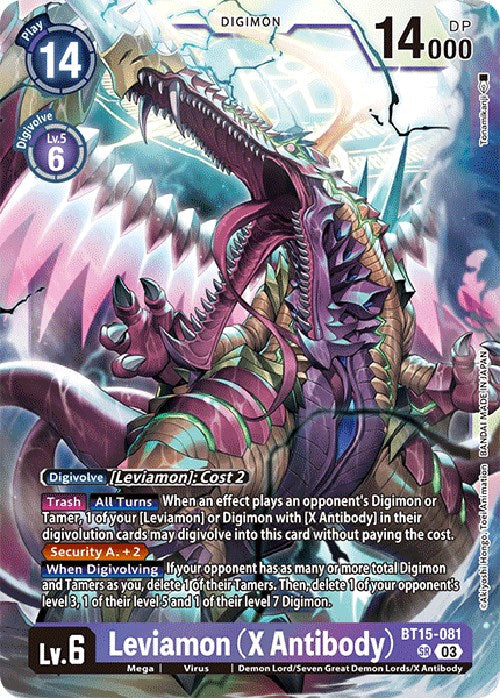 Leviamon [BT15-081] (X Antibody) [Exceed Apocalypse] – Dark