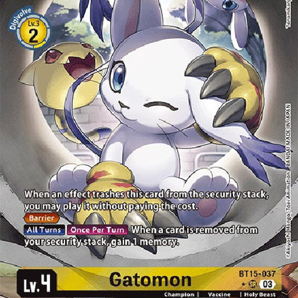 Gatomon [BT15-037] (Alternate Art) [Exceed Apocalypse]