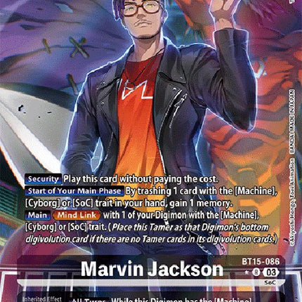 Marvin Jackson [BT15-086] (Alternate Art) [Exceed Apocalypse]