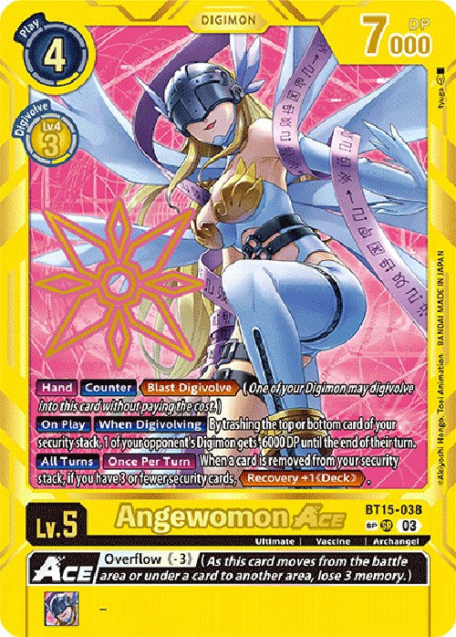 Angewomon Ace (Special Rare) [BT15-038] [Exceed Apocalypse] – Dark Fox TCG