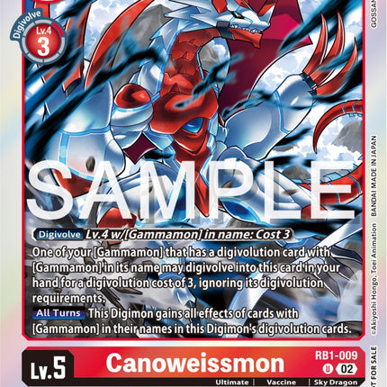 Canoweissmon [RB1-009] (Event Pack 6) [Resurgence Booster]