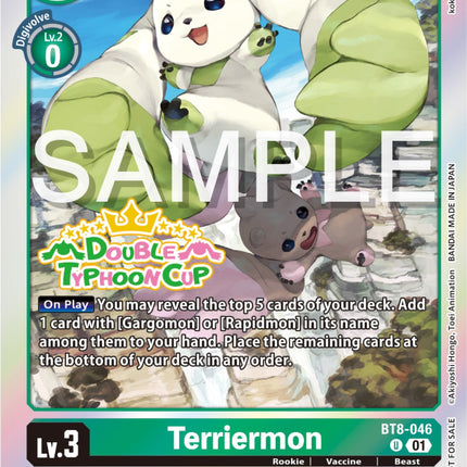 Terriermon [BT8-046] (Double Typhoon Cup Winner) [New Awakening]