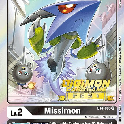 Missimon [BT4-005] (Digimon Card Game Fest 2022) [Great Legend Promos]