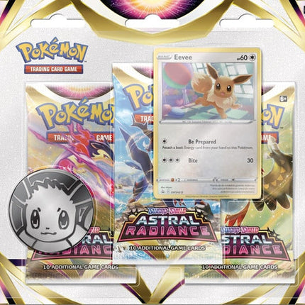 Pokémon Sword & Shield - Astral Radiance - 3-Pack Blister