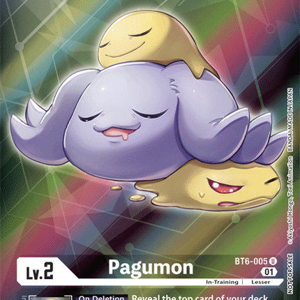 Pagumon [BT6-005] (Alternative Art - Box Topper) [Double Diamond]