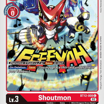 Shoutmon [BT12-008] [Across Time]