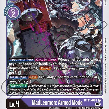 MadLeomon: Armed Mode [BT11-081] [Dimensional Phase]