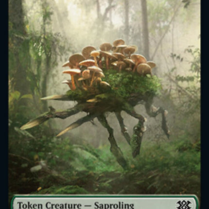 Saproling // Treasure Double-sided Token [Double Masters 2022 Tokens]