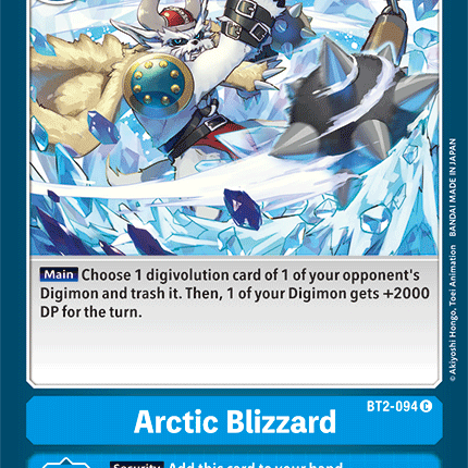 Arctic Blizzard [BT2-094] [Release Special Booster Ver.1.5]