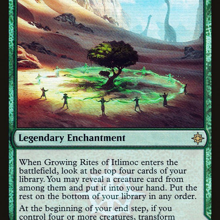 Growing Rites of Itlimoc // Itlimoc, Cradle of the Sun (compasslanddfc) [XLN Treasure Chest] Foil