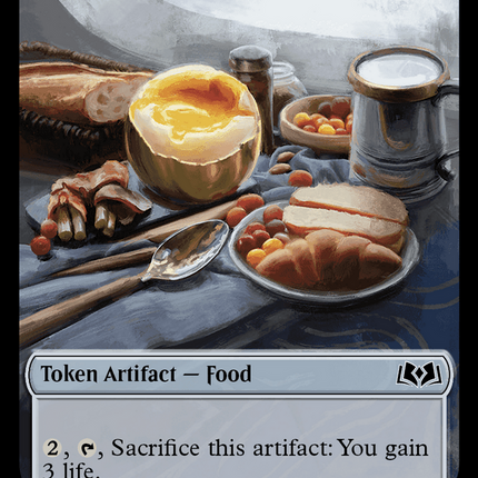 Human // Food (0012) Double-Sided Token [Wilds of Eldraine Tokens]