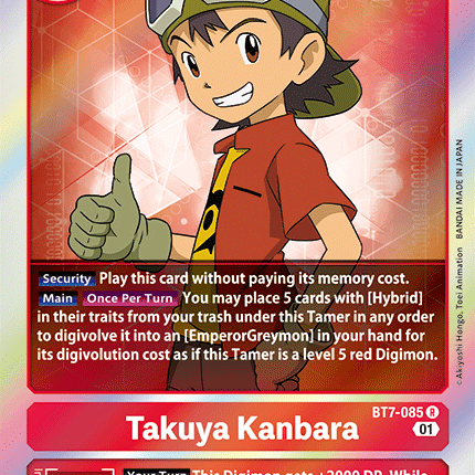 Takuya Kanbara [BT7-085] [Next Adventure]