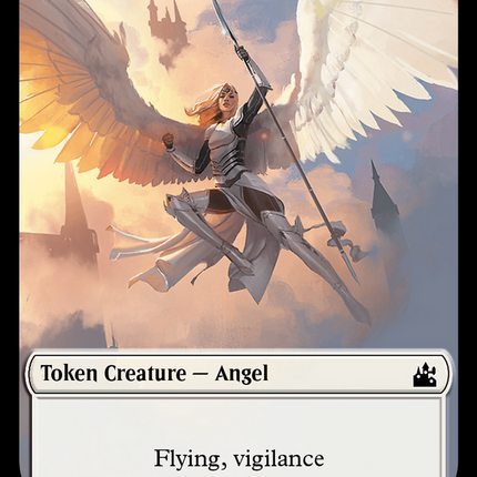 Angel Token (0003) [Ravnica Remastered Tokens]