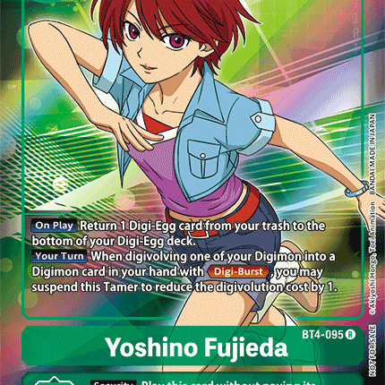 Yoshino Fujieda [BT4-095] (Buy-A-Box Promo) [Great Legend Promos]