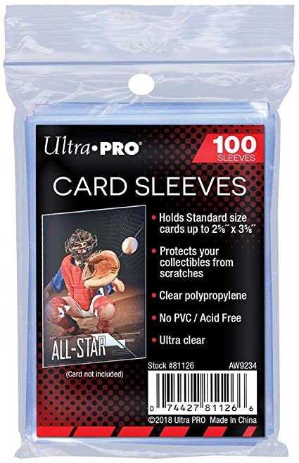 Ultra Pro 100 ct. Clear Card Sleeves